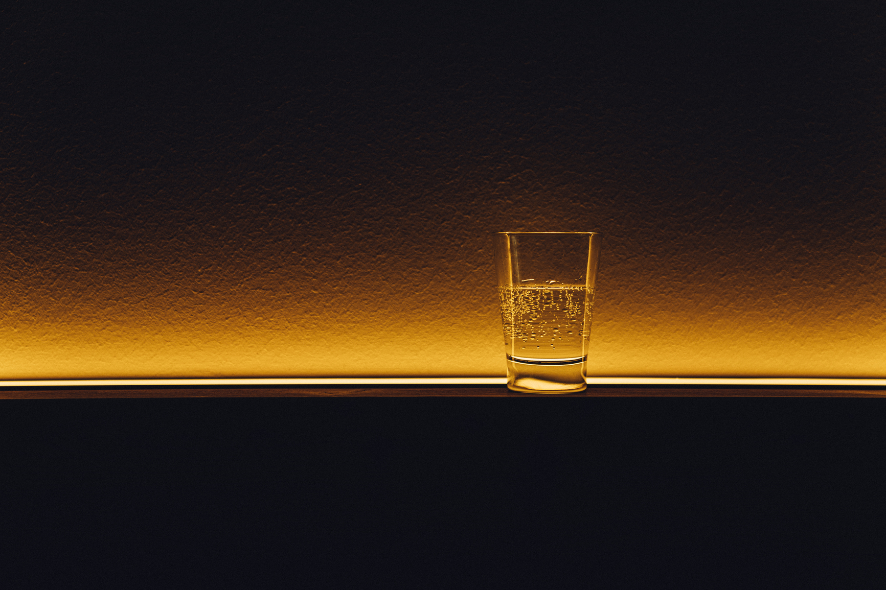 glass of water