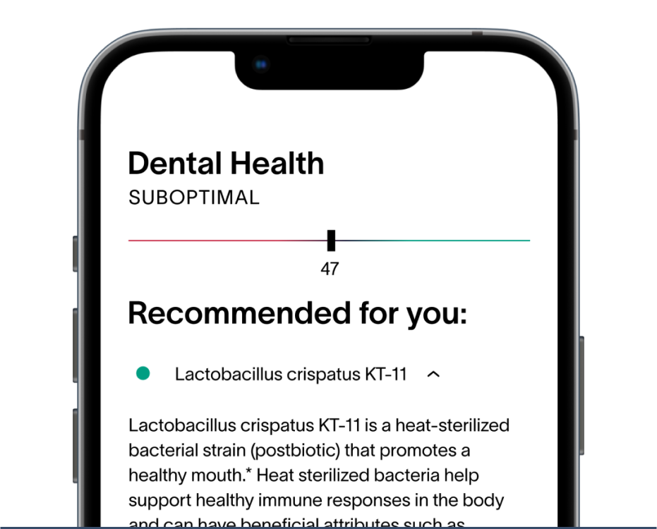 Viome - Dental Health Screen - Desktop